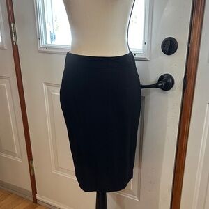 Brooks Brothers Classic Black Pencil Skirt